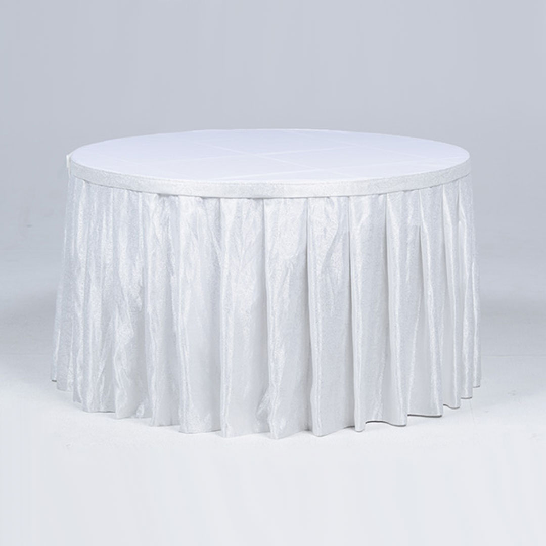 白 テーブルスカート ４ｍ